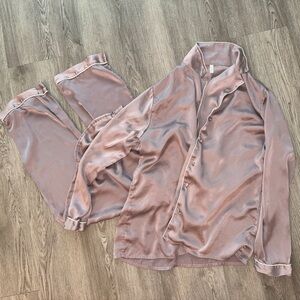 Intimissimi Satin Pajama Set in Soft Pink